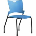 9To5 Seating CHAIR, STCK, PLSTC, 21in, BE/BK NTF1310A00BFP16